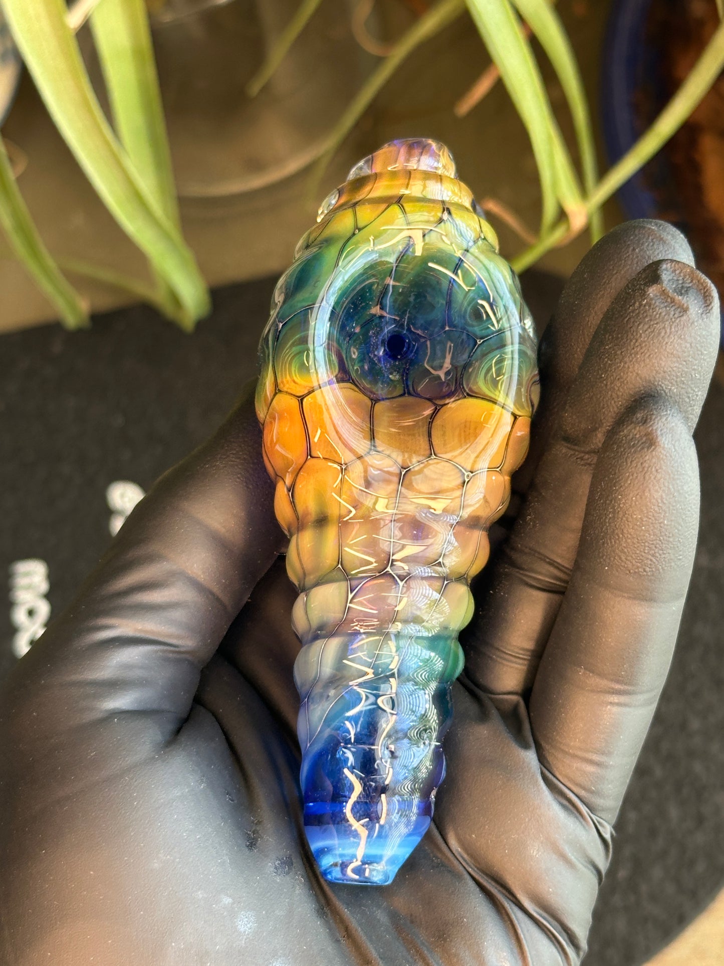 fumed cobalt scale dry steamroller shell