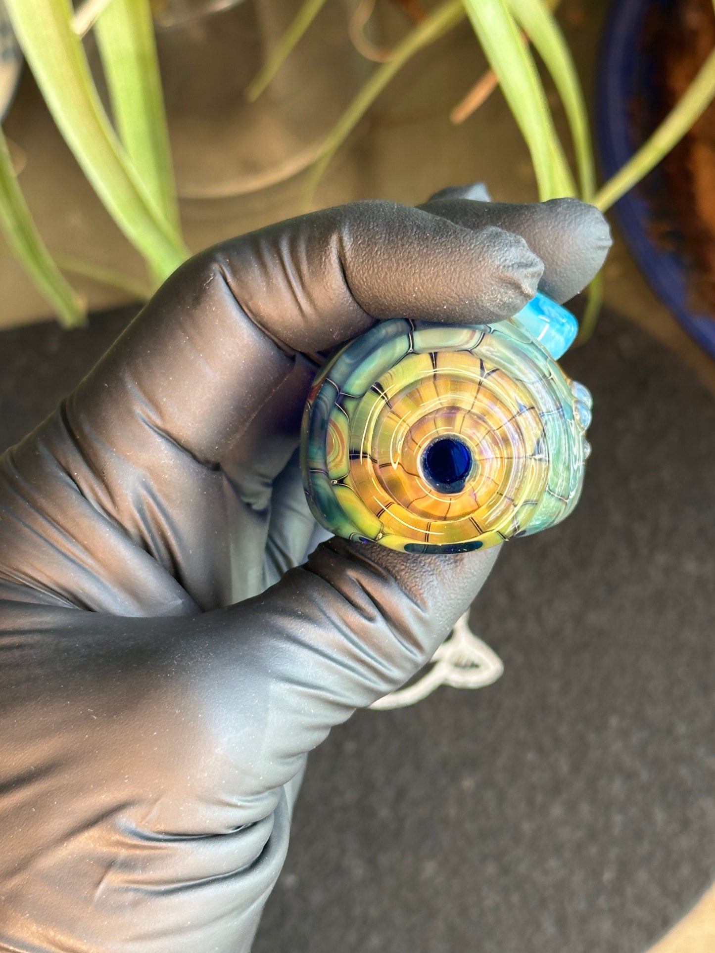 fumed cobalt scale dry steamroller shell
