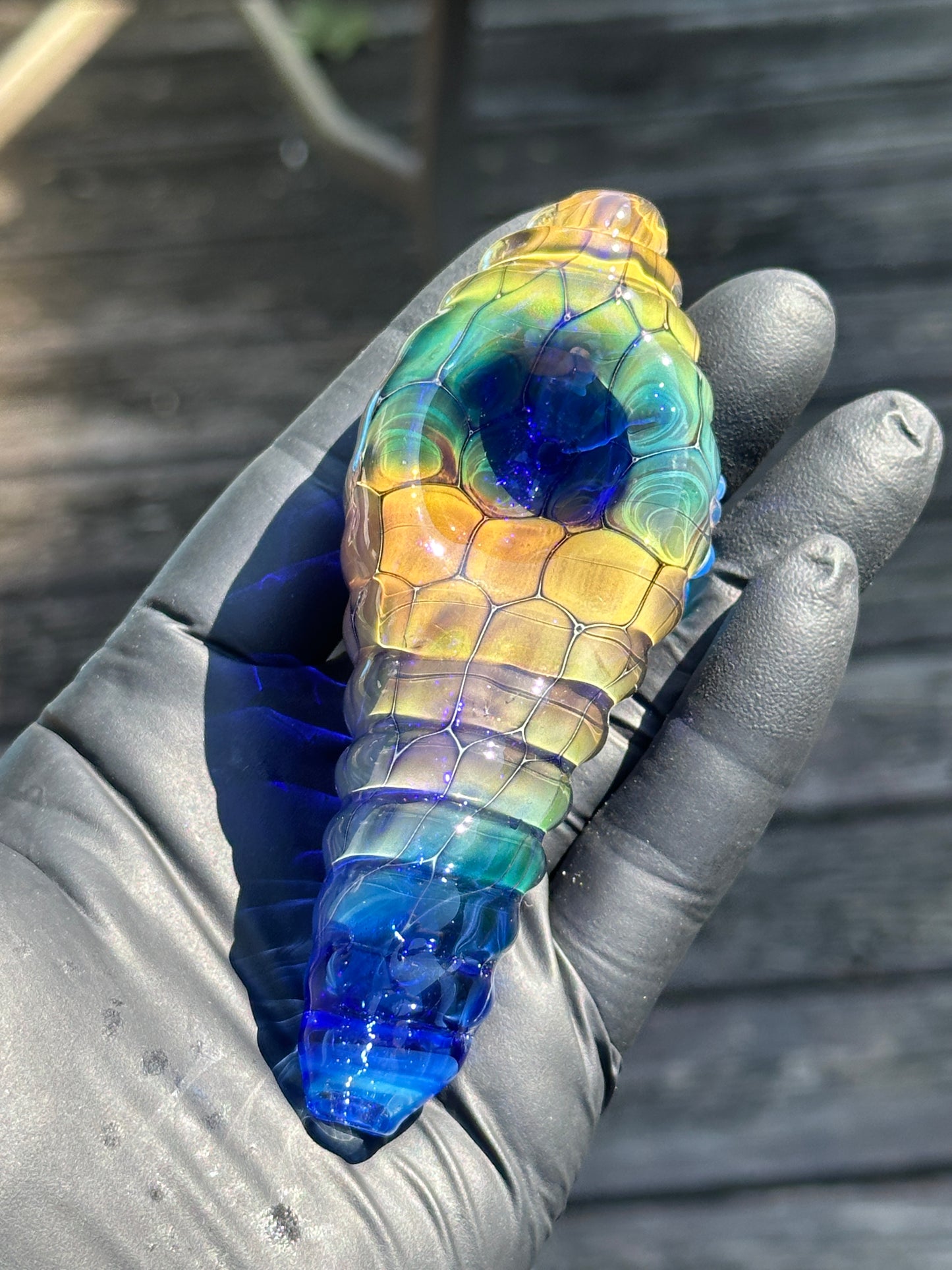 fumed cobalt scale dry steamroller shell