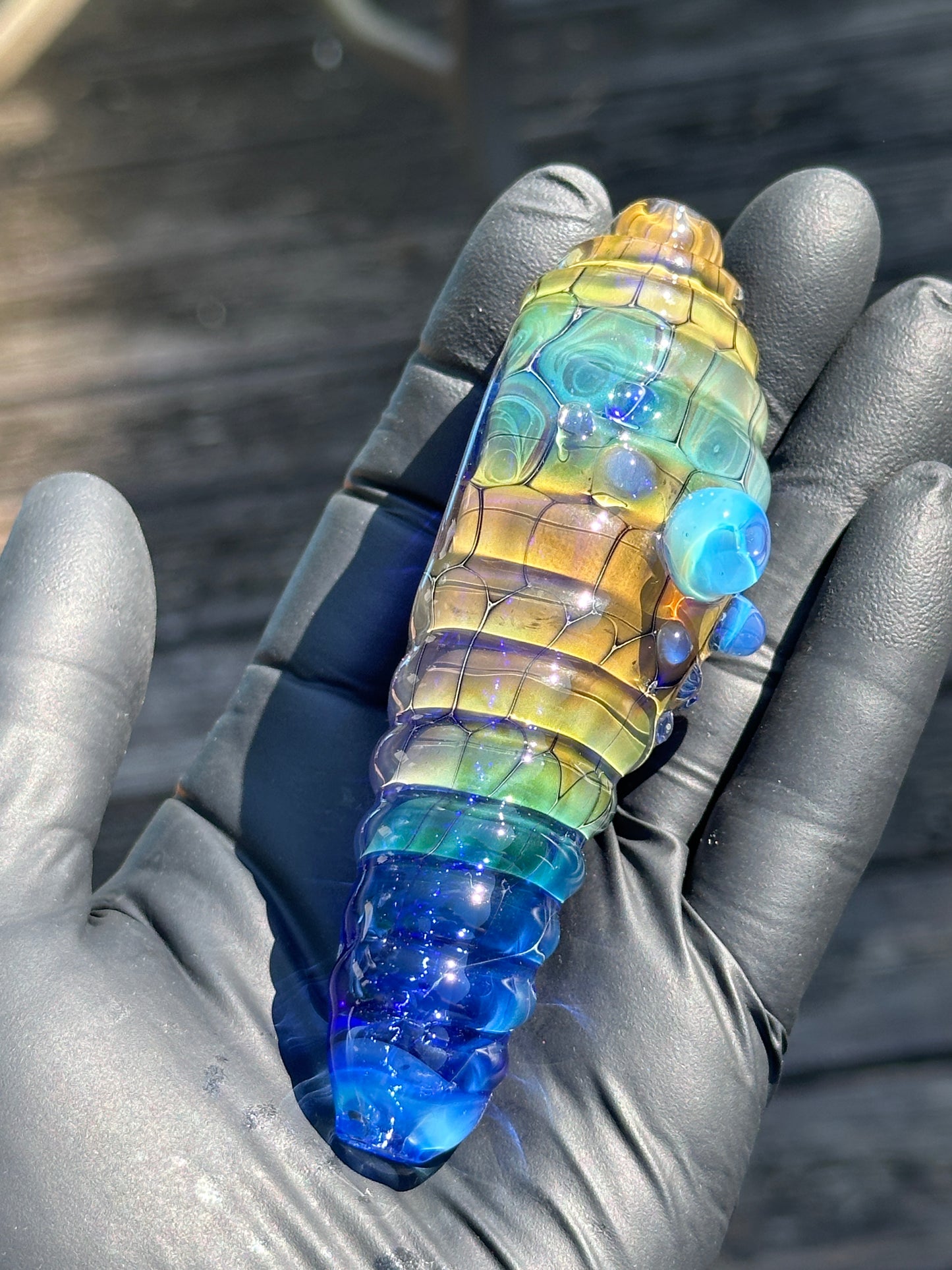 fumed cobalt scale dry steamroller shell