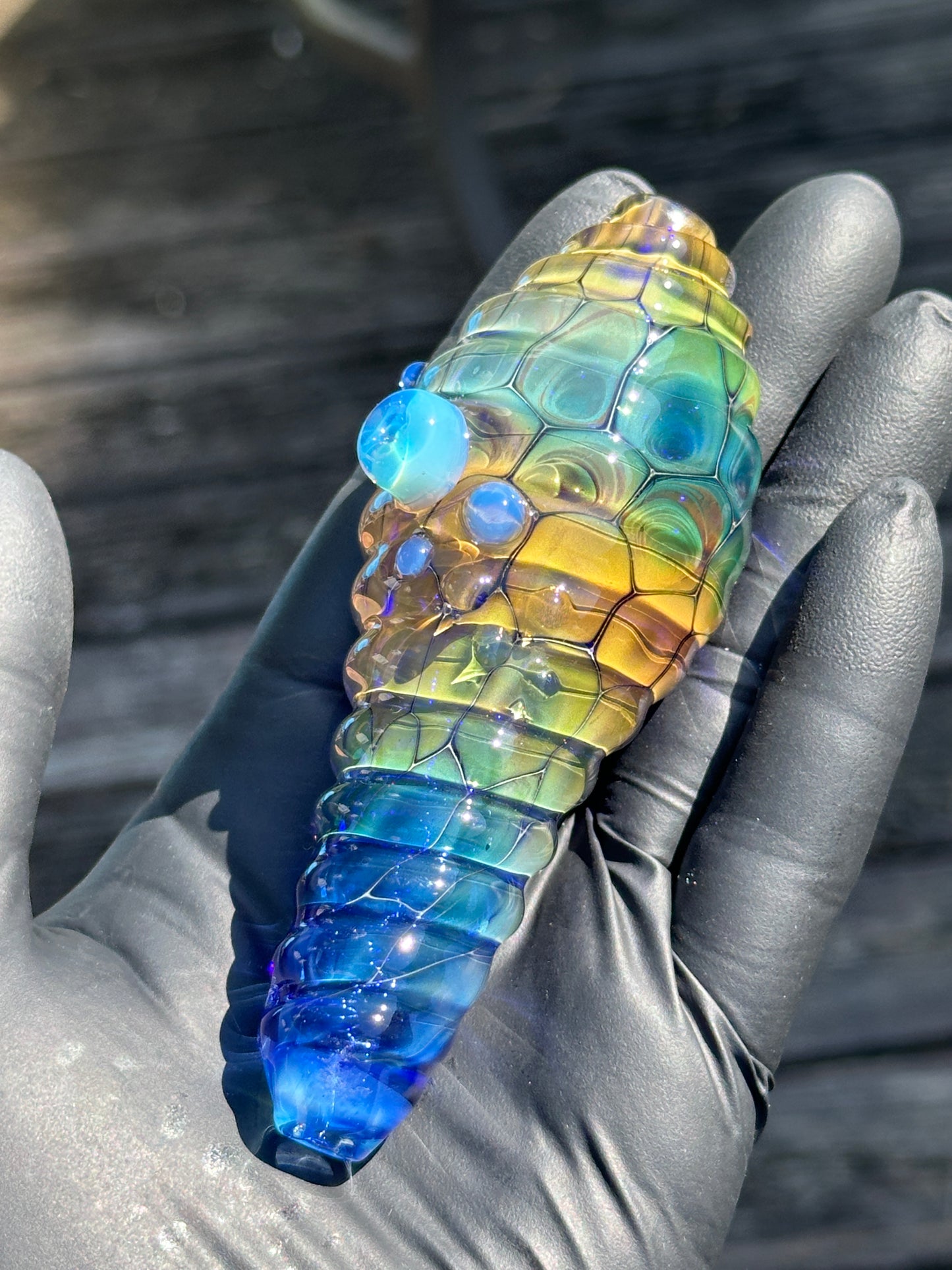 fumed cobalt scale dry steamroller shell