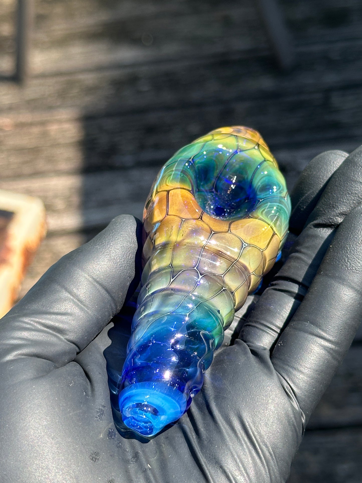 fumed cobalt scale dry steamroller shell