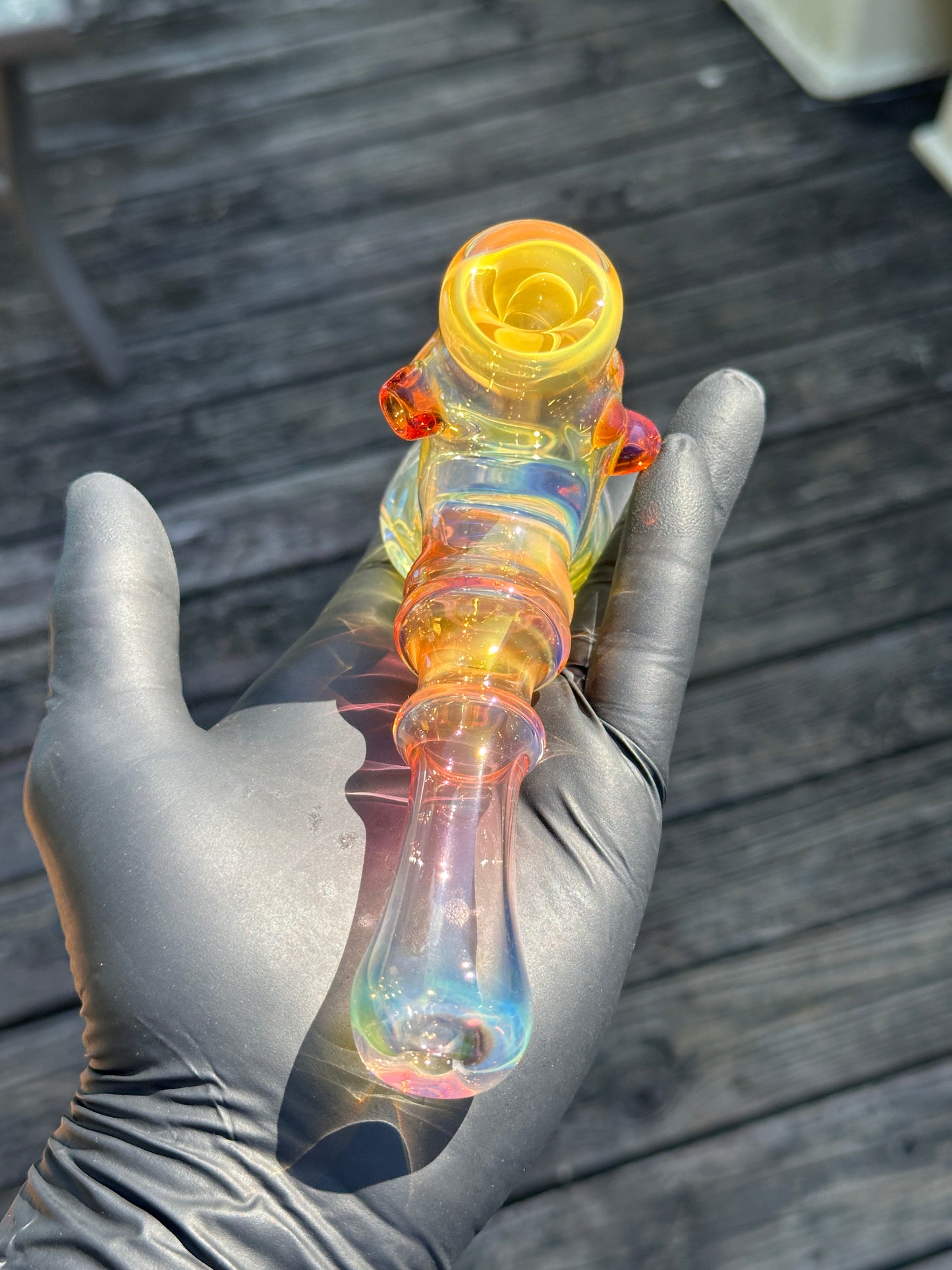 Gold and Silver Fumed dry hammer