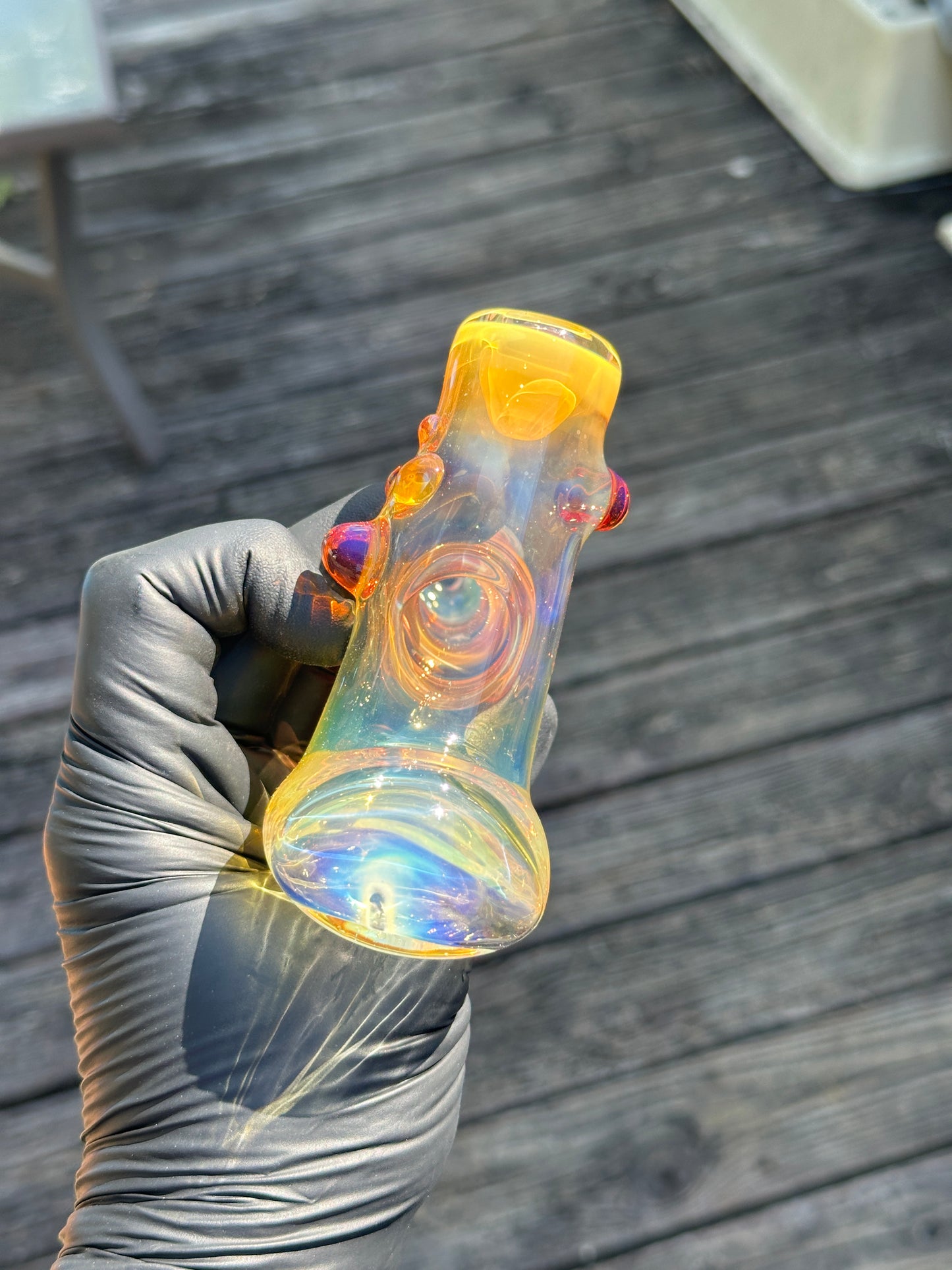 Gold and Silver Fumed dry hammer