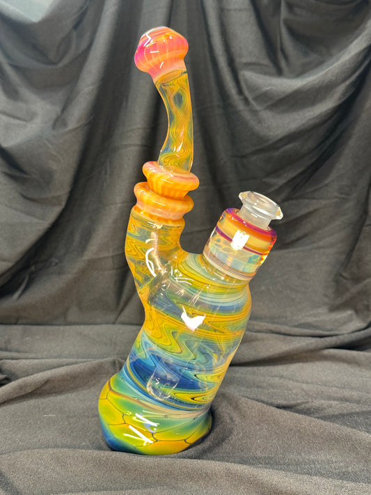 Fumed out Sherlock bubbler w/ 14mm removable