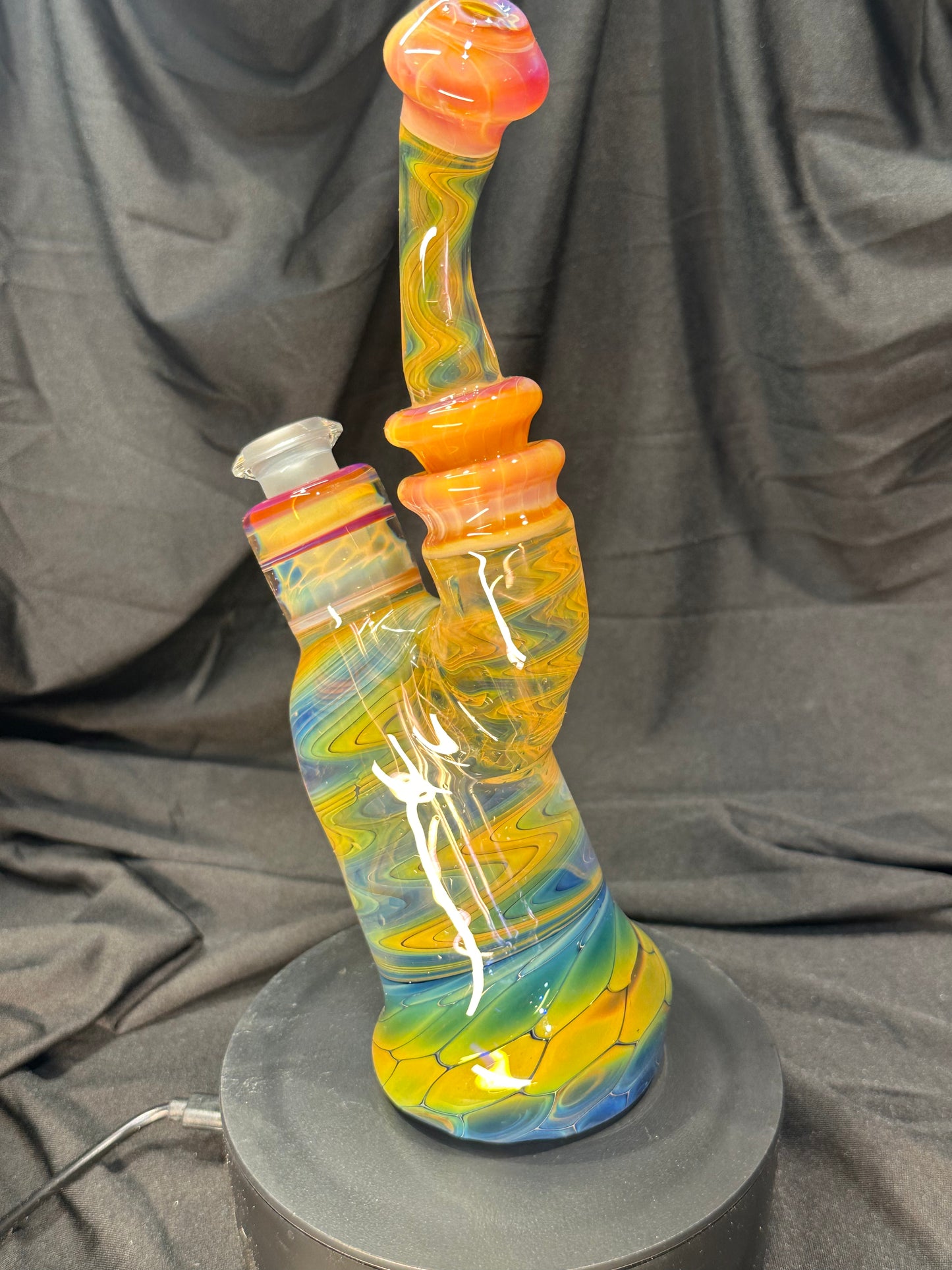 Fumed out Sherlock bubbler w/ 14mm removable