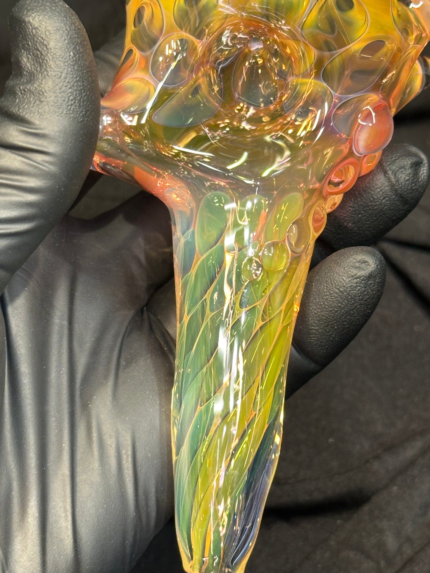 Blown Glass Conch Shell Sculpture