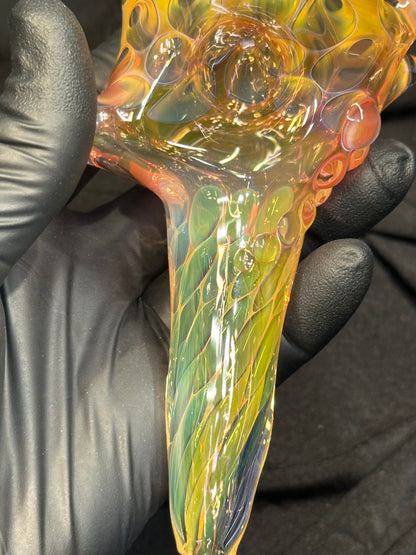 Blown Glass Conch Shell Sculpture