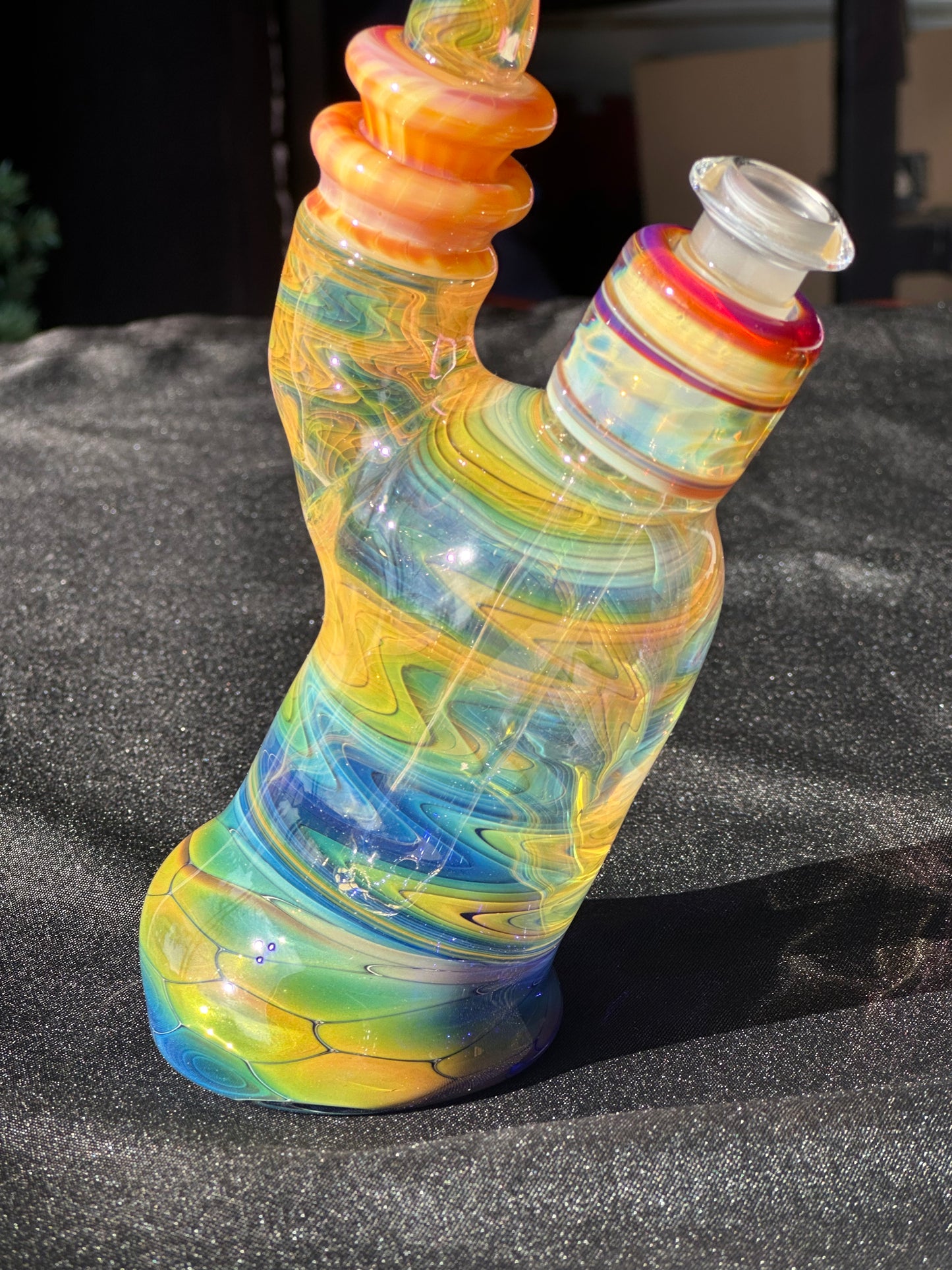 Fumed out Sherlock bubbler w/ 14mm removable