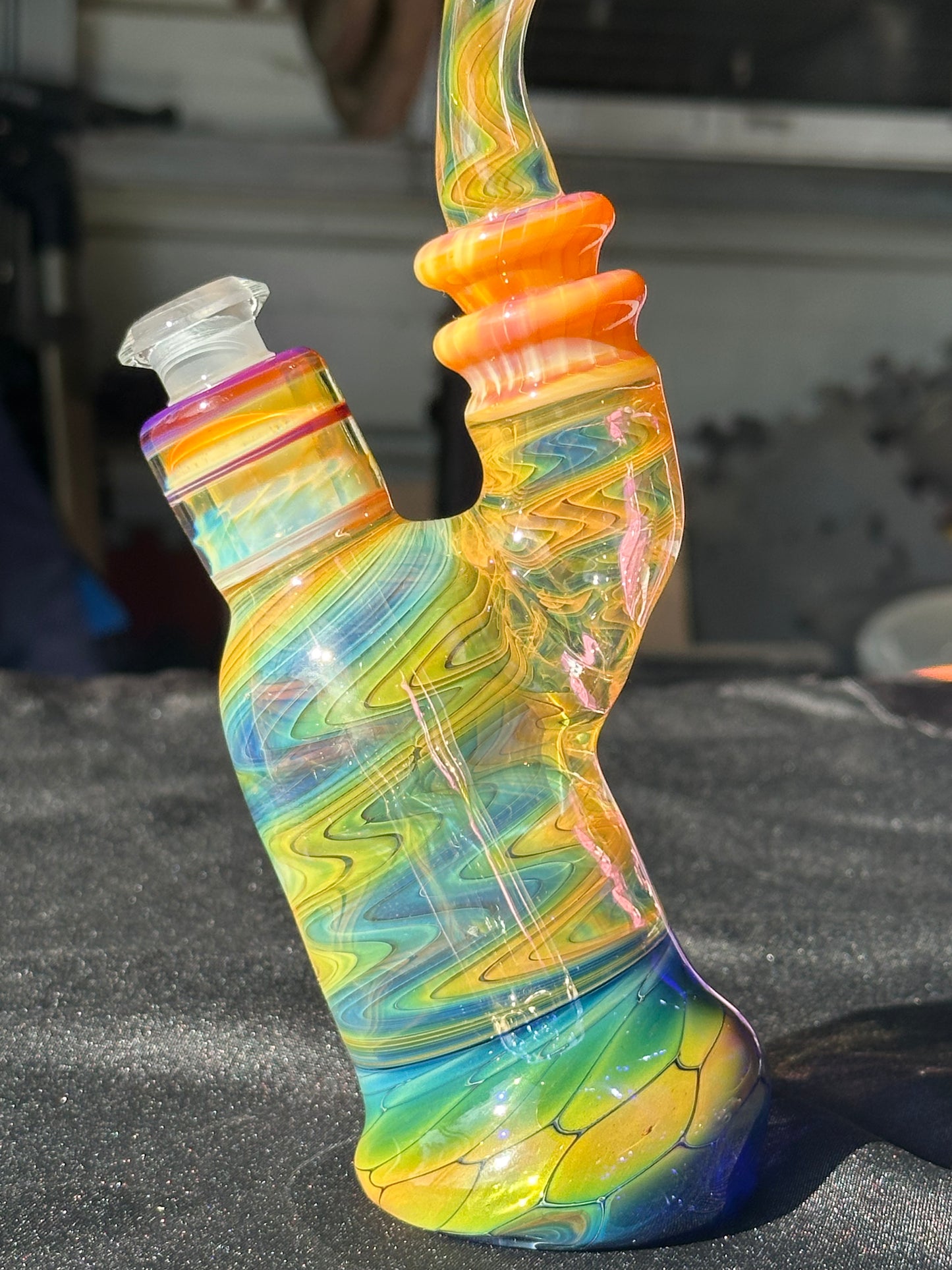Fumed out Sherlock bubbler w/ 14mm removable
