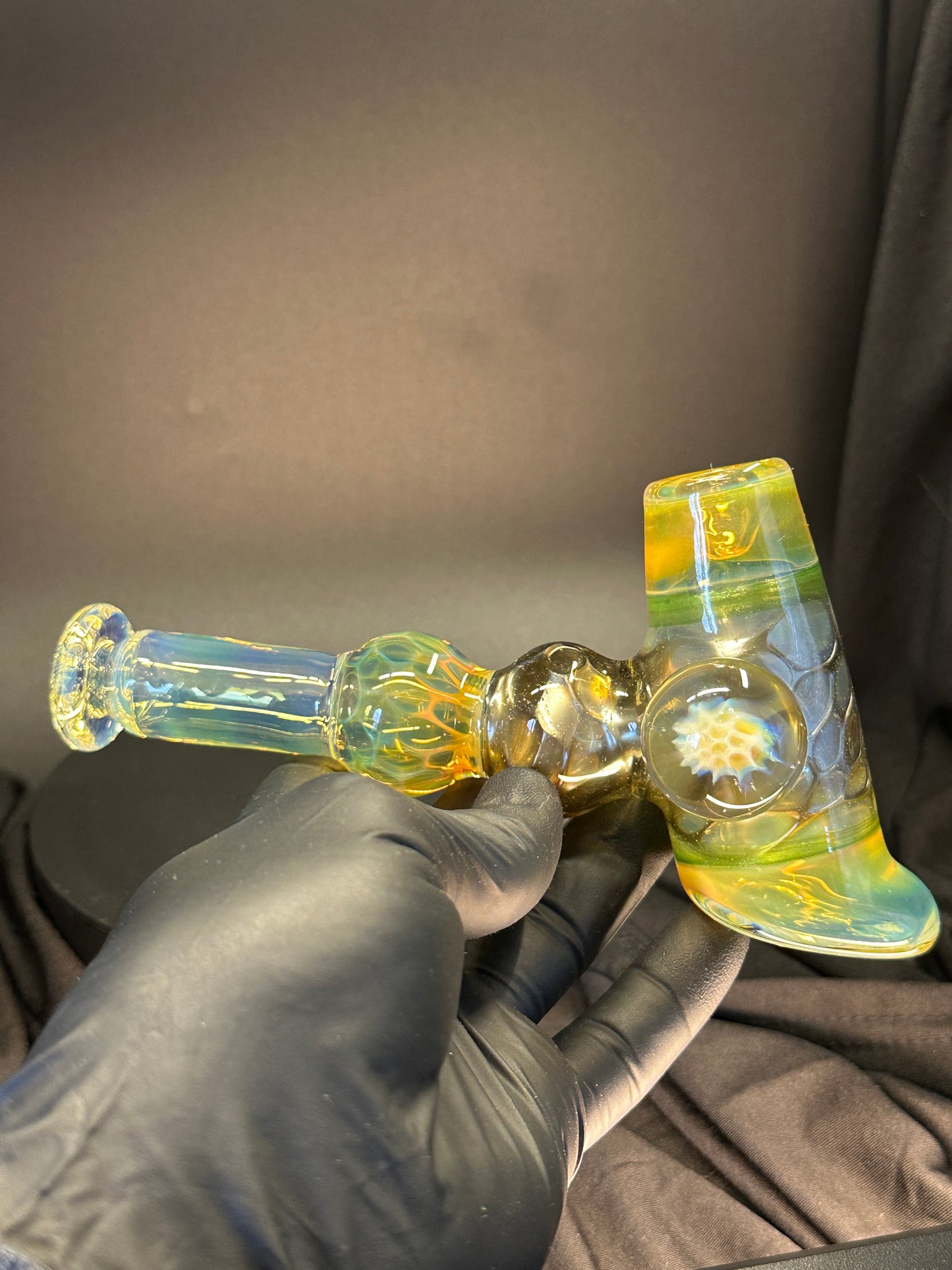 Fumed Borosilicate Glass Hammer
