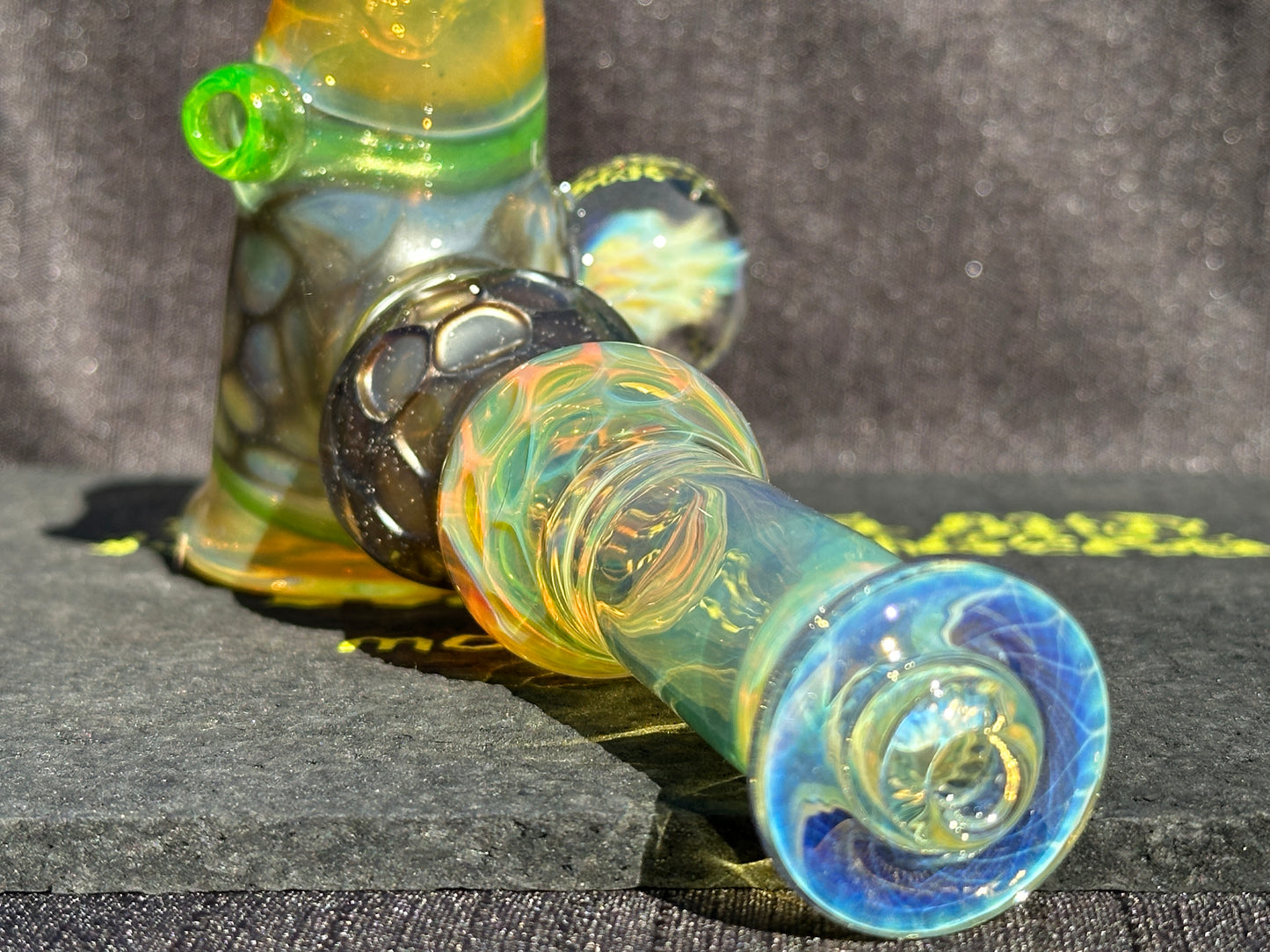 Fumed Borosilicate Glass Hammer