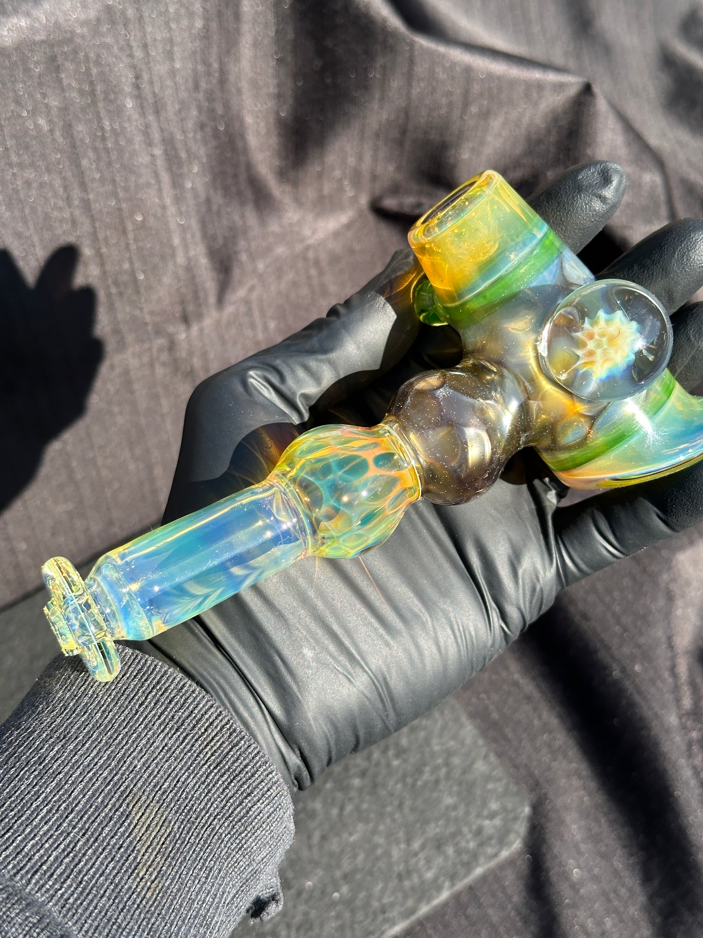 Fumed Borosilicate Glass Hammer