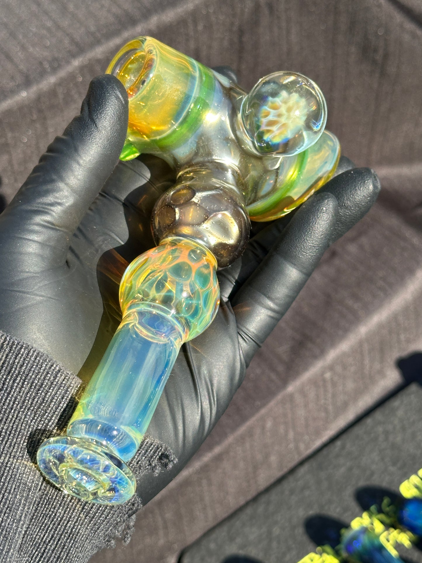 Fumed Borosilicate Glass Hammer