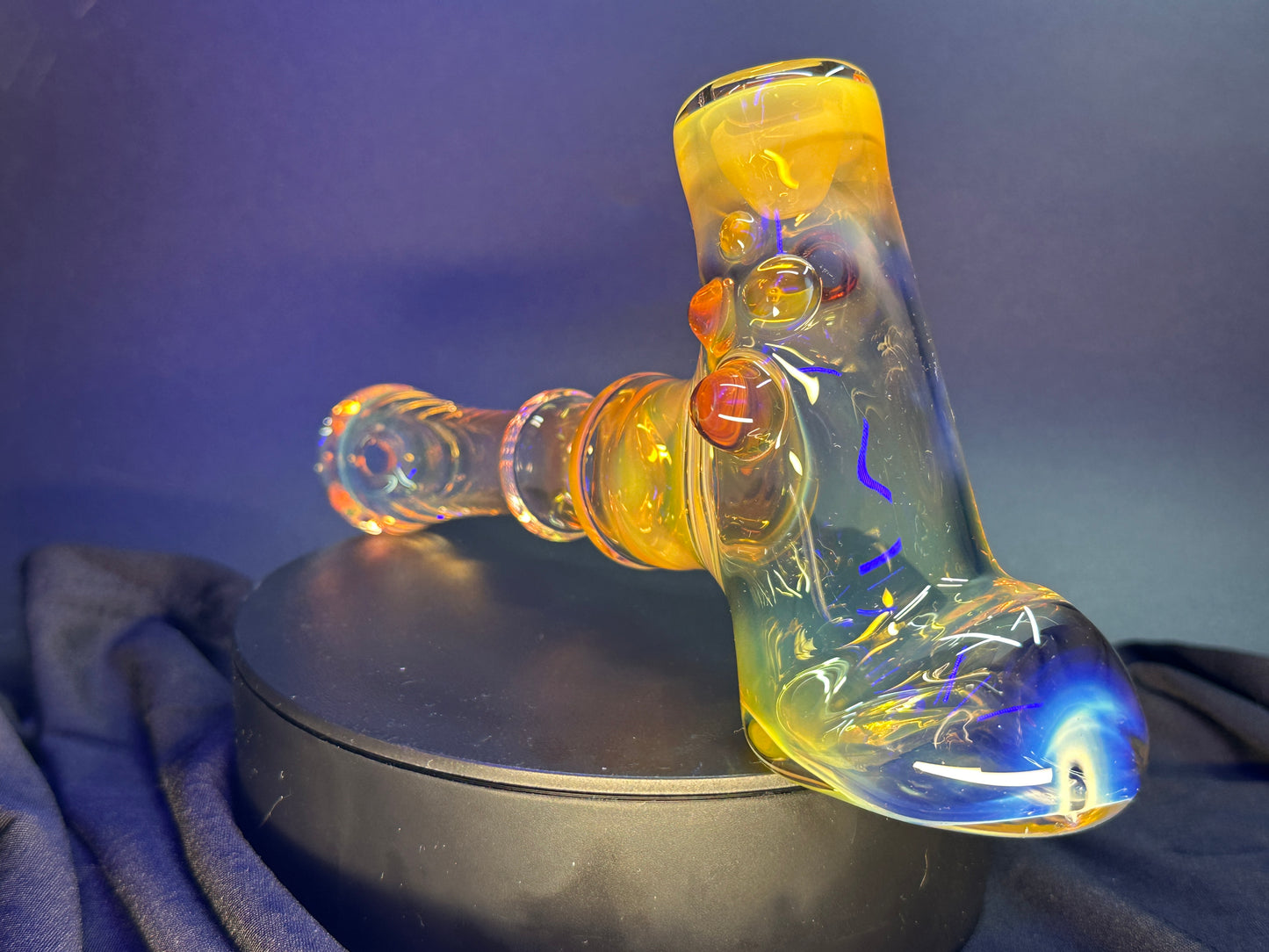 Gold and Silver Fumed dry hammer