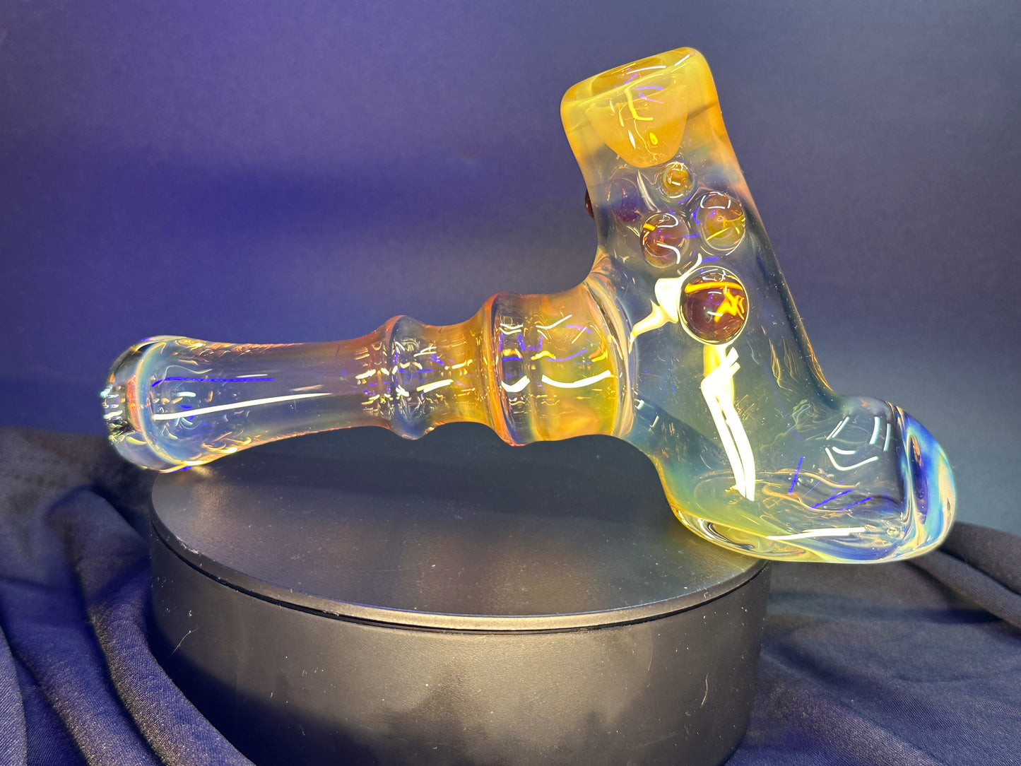 Gold and Silver Fumed dry hammer