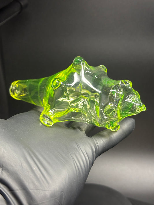UV reactive dry seashell functional sculpture