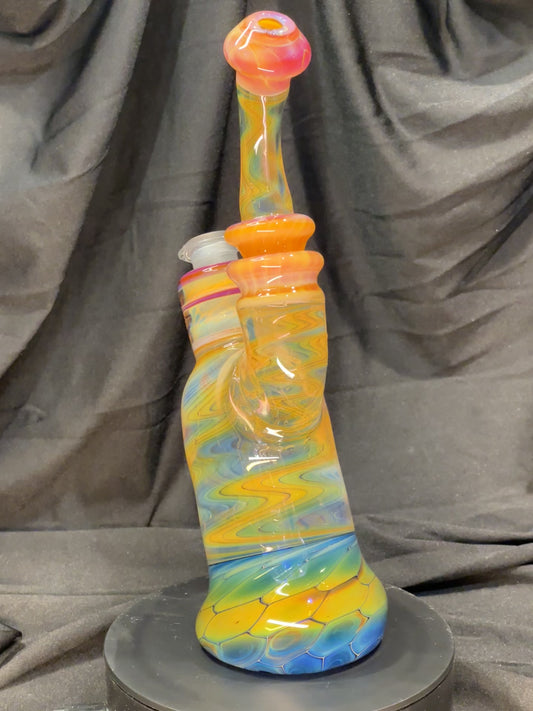 Fumed out Sherlock bubbler w/ 14mm removable