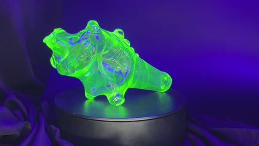 UV reactive functional dry shell sculpture
